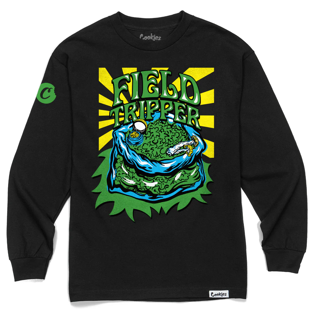 トップス BOILER ROOM FIELD TRIP LS T 420 Field Tripped L/s Tee – PRVDR